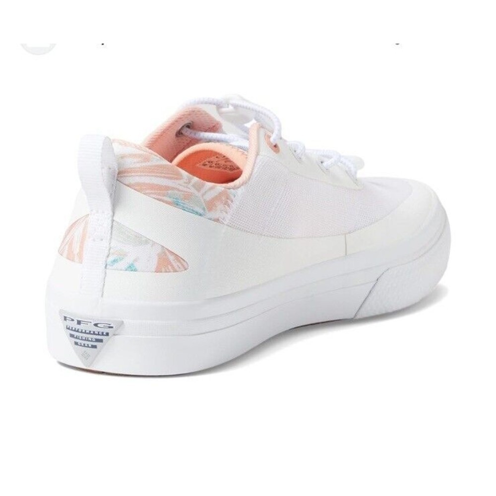 Columbia Women Sneaker Size 10 White Coral PFG Bonehead Water Boat Shoes NWB - Picture 9 of 14